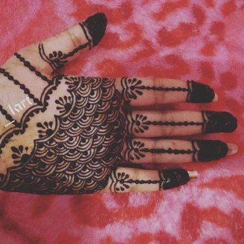 latest simple mehndi designs for palm