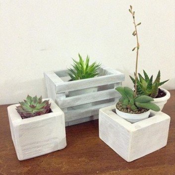 compilation of mini Pallet planters