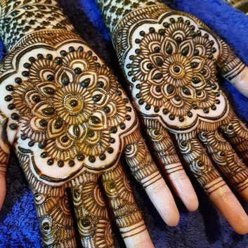 detailed design of mehndi