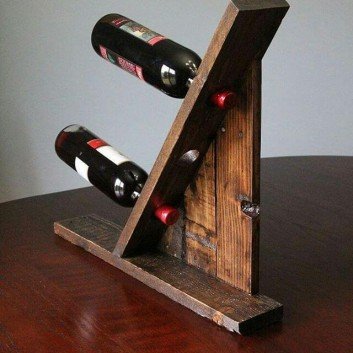 pallet wine rack