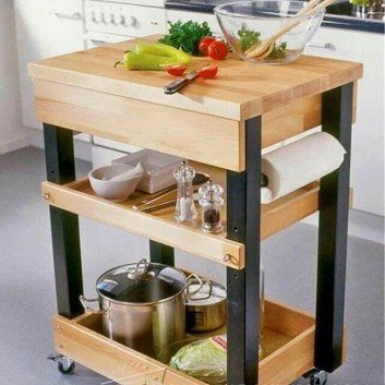 Pallet Kitchen Trolley