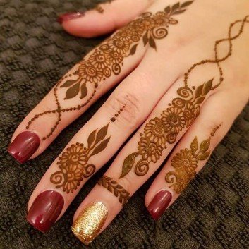 elegant mehndi image