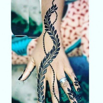 simple mehndi design