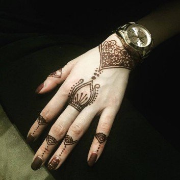 simple mehndi design