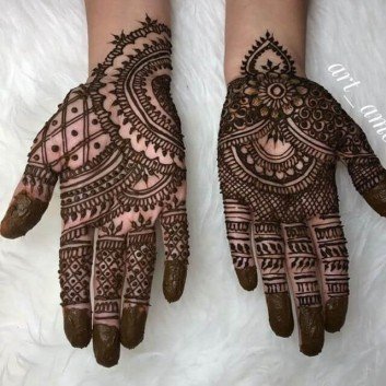 Full Hand Bridal Mehndi Designs