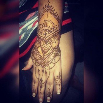 simple mehndi design