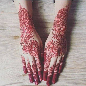 beautiful mehndi designs on special occasions