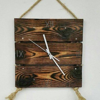 pallet round clock