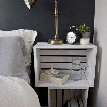 compact pallet side table