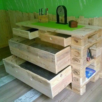 multi functional pallet drawer