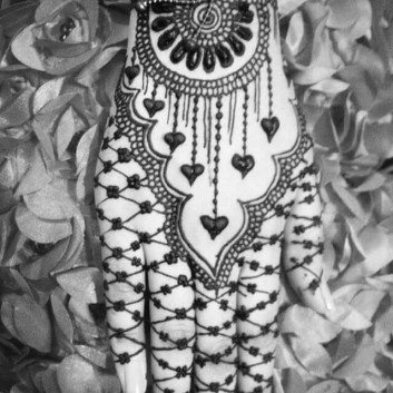 indian back hand mehndi design 2018