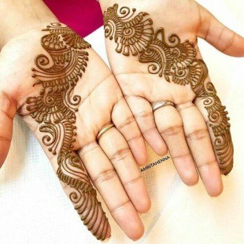 Classic Gulf mehndi designs for hands sensod