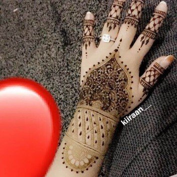 Latest embroidery mehndi design 2018