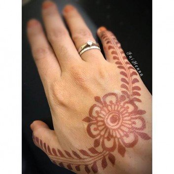 special fingers mehndi designs