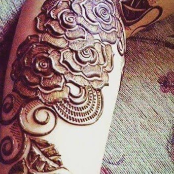 arm's mehendi design