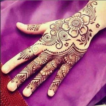 Easy Back hand Mehendi Designs