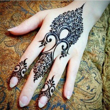 simple mehndi designs for hands