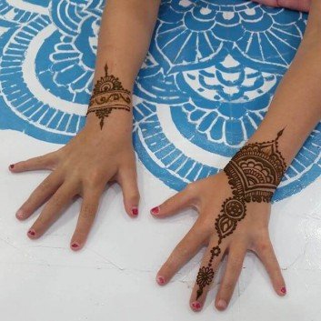 easy arm henna designs