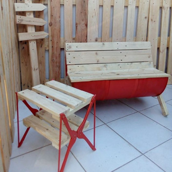 Pallet outdoor furniture ideas