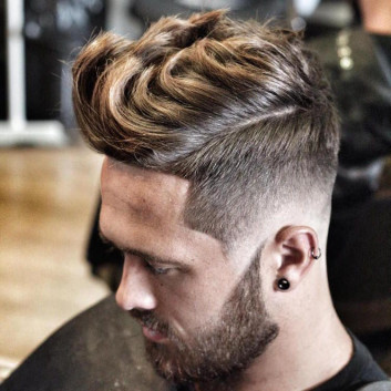 Thick Long Hair Quiff Asian Hairstyles for Men