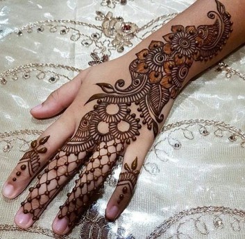 backhand Indian mehndi design ideas