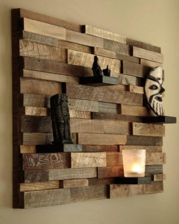 Pallet wall decor