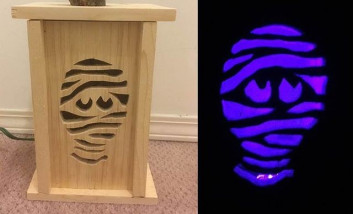 pallet glowing crafts