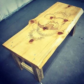 Pallet coffee table