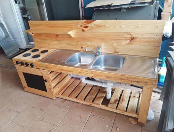 Pallet kitchen table