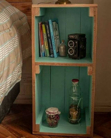 Pallet night stand