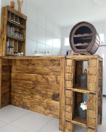 Pallet kitchen furniture