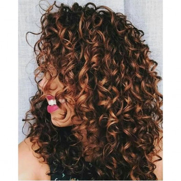 Long curly hairstyles