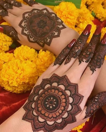 tikky mehndi designs ideas