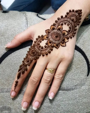 awesome new year Henna Designs for Your Beautiful Hands