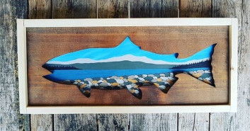 Pallet fish art