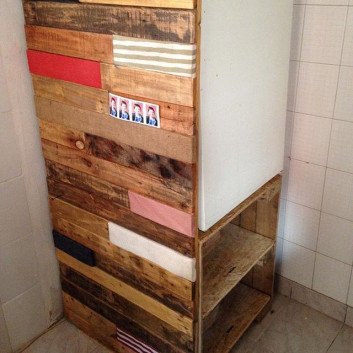 Pallet freezer rack