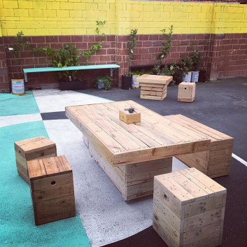 Pallet furniture