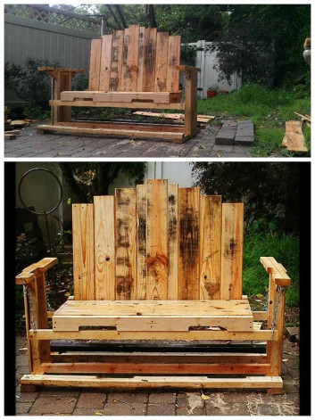 Pallet furniture