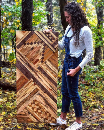 Pallet wood art