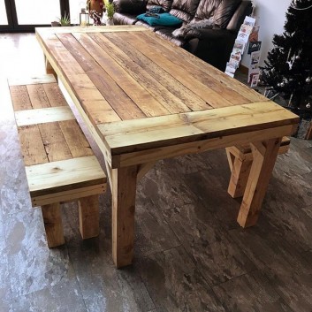 outdoor pallet table ideas