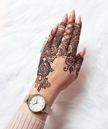 sensod backhand simple mehndi designs