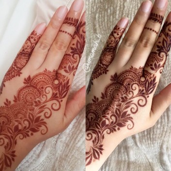 unique mehndi design ideas