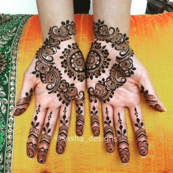 Rajastani mehndi design ideas