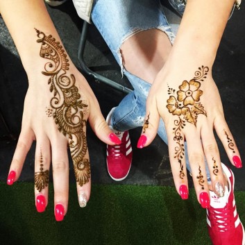 Easy henna design ideas