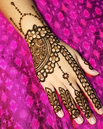 Bride mehndi design ideas