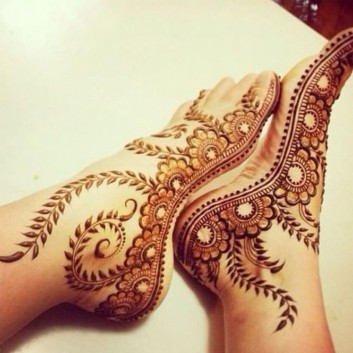 Stunning foot henna design ideas