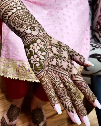 full hands bridal mehndi design ideas