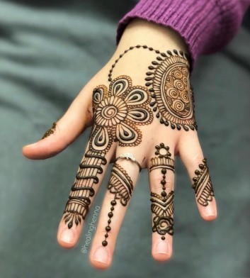 girls mehndi design