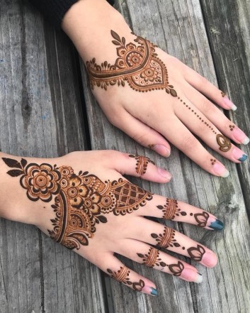 elegant backhand mehndi designs