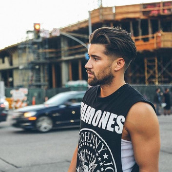 Low Fade Medium Length Hairstyles For Men